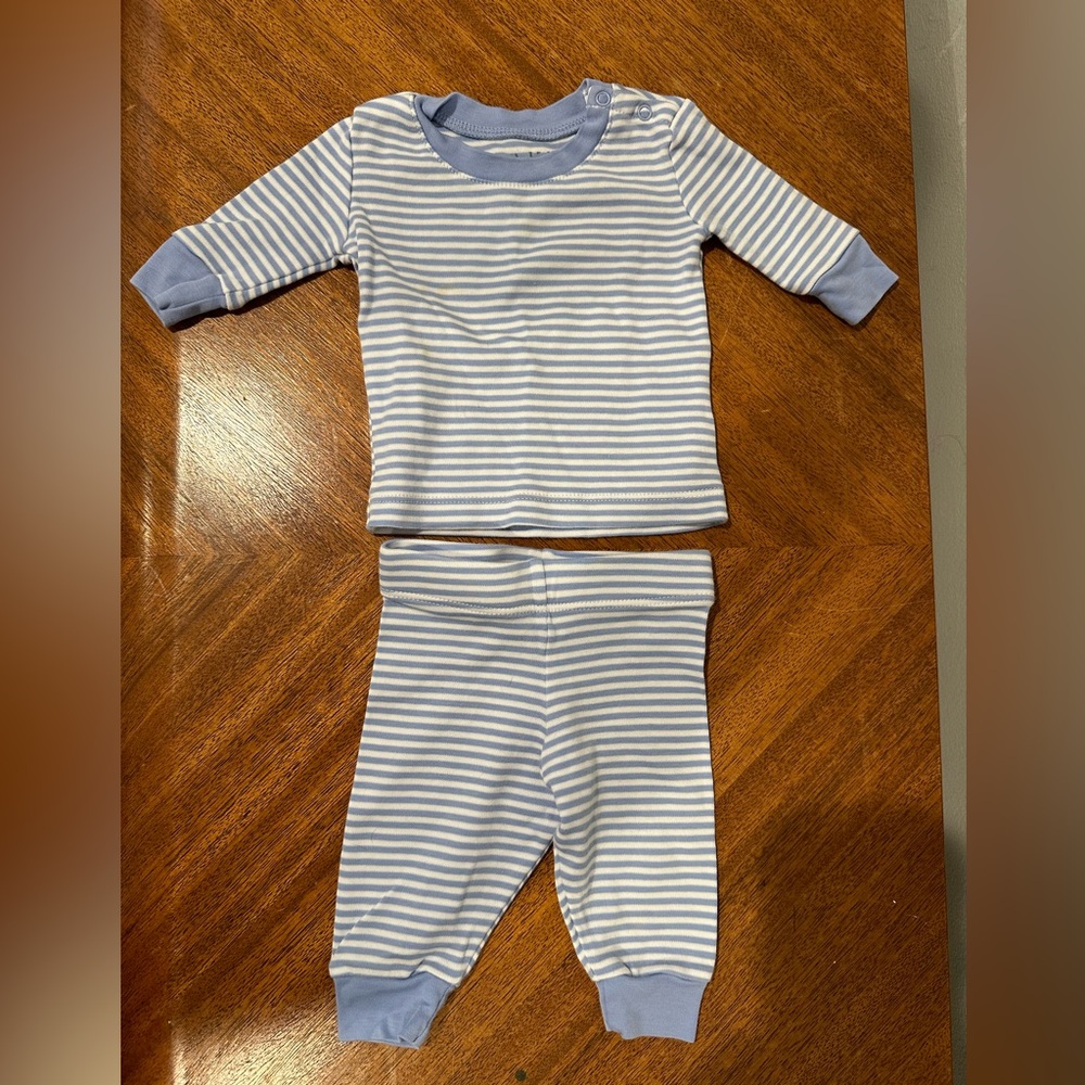 Lake Pajamas Baby Long-Long Set in Hydrangea